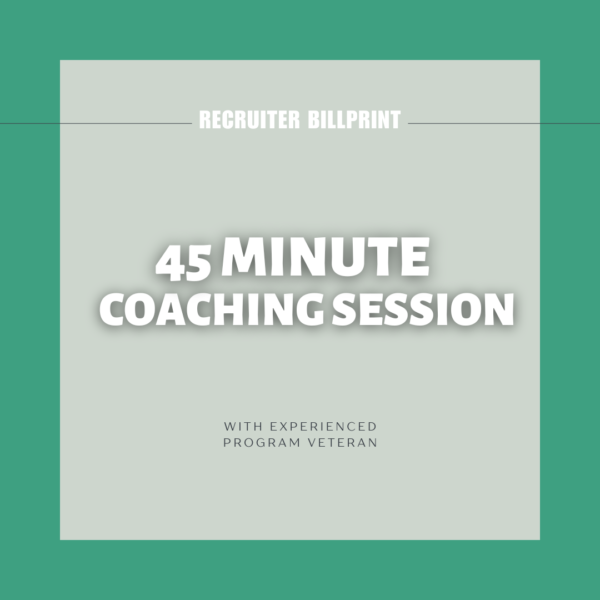 Coaching with Experienced Program Veteran | 45 Minutes